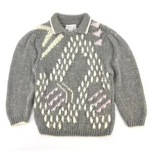 90s collared chunky sweater 1990s vintage